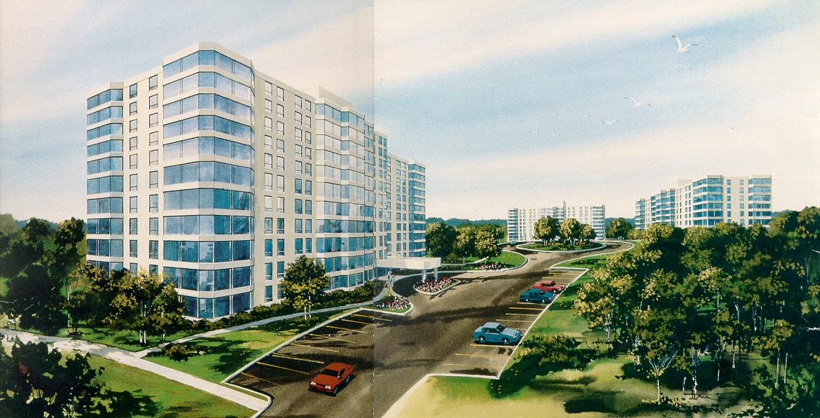 artist impression of planned condo building